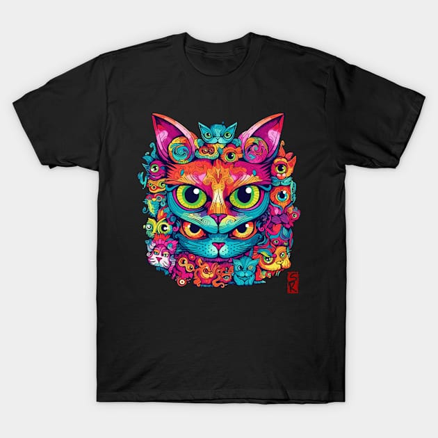 Cat T-Shirt by siriusreno